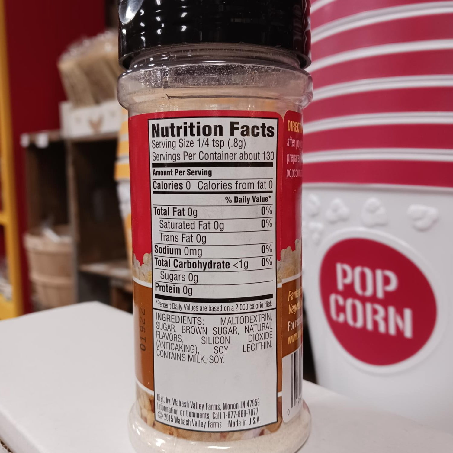 Popcorn Flavoring Set - Two Shakers in Sweet Caramel and Buttery Jalapeno Flavors