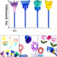 thumbnail image 4 of 29Pcs Kids Painting Sponges Brushes Set, Sponge Paint Brush Set Washable Paint Sponges for Kids Birthday Gift, 4 of 8