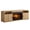 Natural Oak, variant on Papajet 70" Fluted Fireplace TV Stand for TVs Up to 80", Modern TV Console with 30" Electric Fireplace & Storage Cabinets, for Living Room, Brown