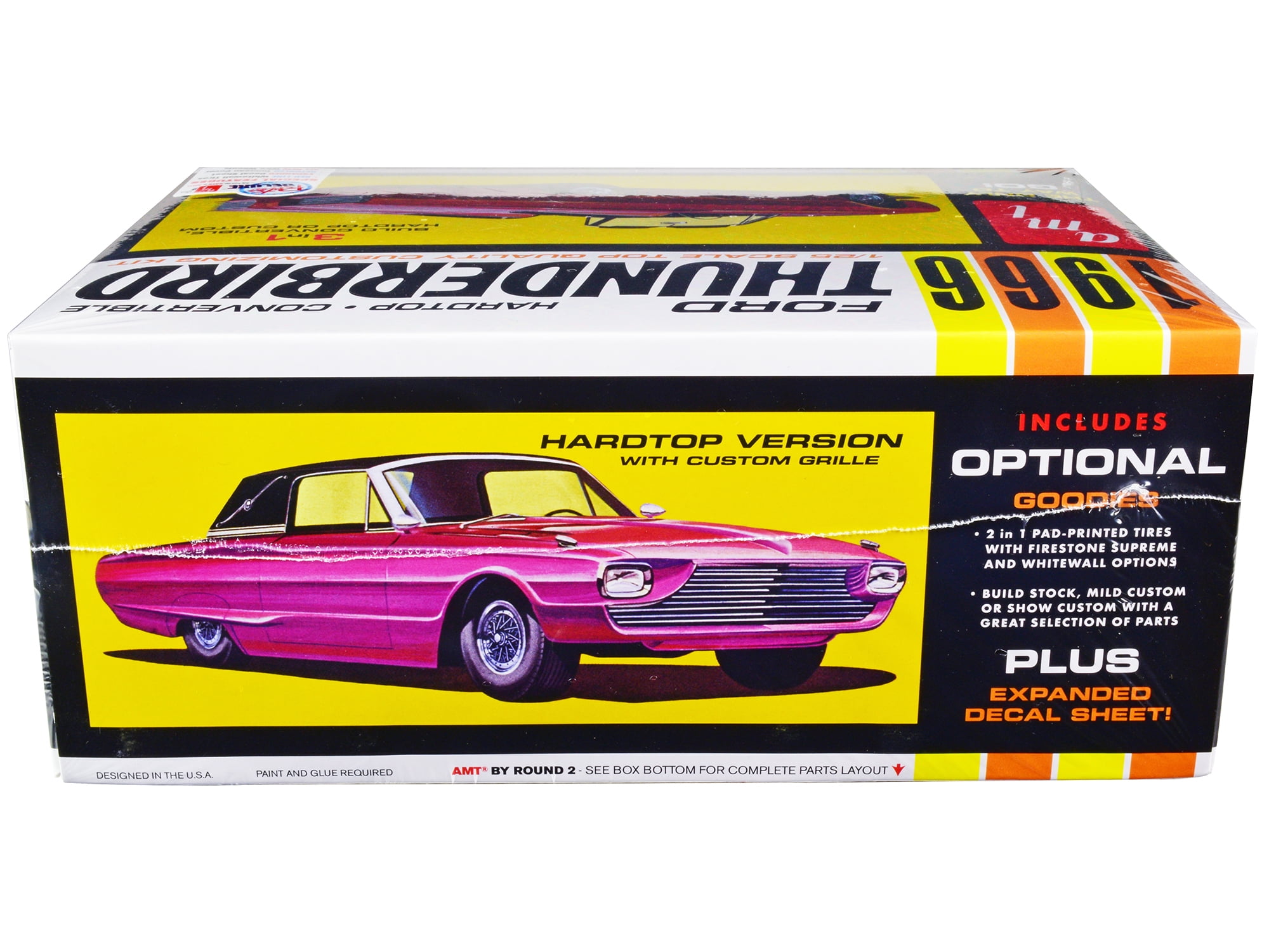 Diecast Skill 2 Model Kit 1966 Ford Thunderbird Hardtop Diecast Skill 2 Model Kit 1966 Ford Thunderbird Hardtop