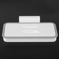 thumbnail image 3 of White Trash Bag Rack, No Installation Required Garbage Bag Holder, with Lid Closet Cupboard Accessory for Kitchen Bathroom, Garage, Camping, 3 of 7