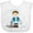 AA-White, variant on Inktastic Eskimo Boy Cute Alaska Boys Baby Bib