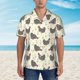 thumbnail image 2 of Fotbe Funny Chicken Camisa Hawaiana para Hombre Unisex – Camisa Casual de Verano con Botones de Manga Corta de Algodón y Lino,Medium, 2 of 7