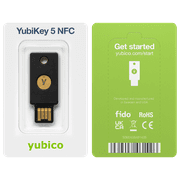 Yubico - YubiKey 5 NFC - Multi-factor authentication (MFA) security key and passkey, connect via USB-A or NFC, FIDO certified - Protect your online accounts