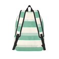 thumbnail image 4 of Casual Canvas Backpack Without Interlayer Large Capacity Stick Bag Design For Outdoor Shopping Office Outdoor Sports Lightseagreen Stripe_3 Small, 4 of 7