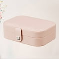 thumbnail image 6 of Sipeihong Portable Two-Layer PU Jewelry Box for Travel (Orange), 6 of 10