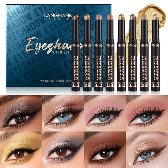 RKSTN Eyeshadow Palette Eyeshadow Stick, Longwear Cream Eye Shadow Stick, Matte & Eyeshadow Eye Makeup Eyeshadow Palette