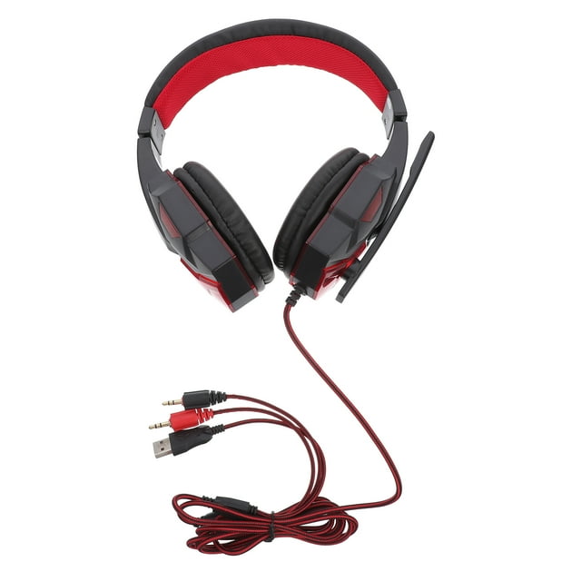 Weiweiguan Gaming Headphone Wired Control Noise Reduction Microphone Over Ear Headset