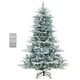 thumbnail image 2 of Costway Árbol de Navidad artificial con nieve de 180 cm con 661 puntas de PVC y PE 500 luces LED, 2 of 4