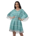 thumbnail image 1 of Moomaya Sorties de Plage Imprimées Femmes Grande Taille Robes d'Été pour Femmes Robe Courte, 1 of 6