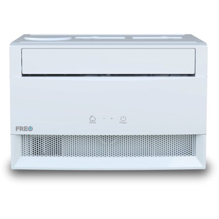 Freo 12 000 BTU Window Air Conditioner | Sleek  Modern Design | Energy Star | LED Display | Follow Me Remote | Automatic Louvers | Dehumidifier | AC for Rooms up to 550 Sq. Ft | FHCW121ABE