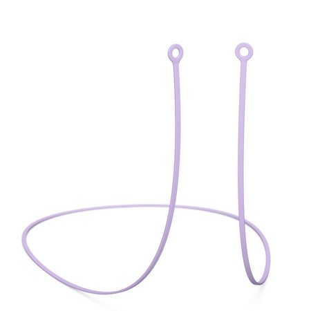 CURVD Earplug Lanyard: Soft Silicone Cord for CURVD, Loop, Vibes & More Earplugs (Purple)