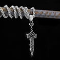thumbnail image 1 of Scandinavian 316L Viking Stainless Steel Viking Sword Rune Pendant Men s Street Rock Jewelry Accessories Men s BFF Gifts, 1 of 4