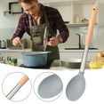 thumbnail image 2 of Less Than 5 Cooking Utensils Kitchen Utensils Heat Silicone Cooking Utensils Non Stick Silicone Spatula with Hole Kitchen Tongs Serving Spoons for Kitchen, 2 of 3