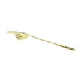 thumbnail image 1 of jifeng Front Mount Toilet Handle Rustproof Heavy Duty Easy Installation Toilet Part Gold, 1 of 9