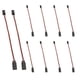 thumbnail image 1 of 10Pcs 150mm Servo Extension Lead Wire JR Cable 3Pin Male to Female for RC Car, 1 of 5
