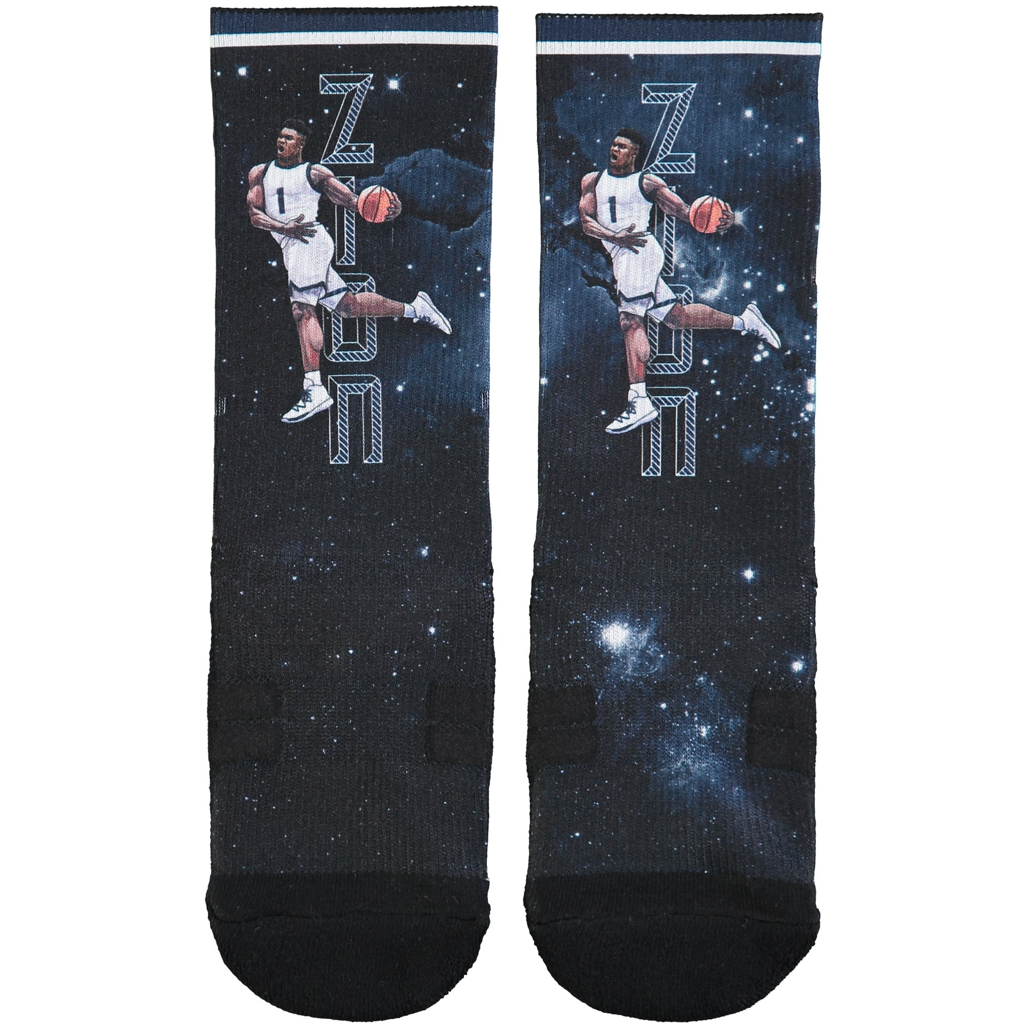 Youth Strideline Zion Williamson New Orleans Pelicans Galaxy Socks