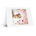 thumbnail image 2 of DistinctInk Greeting Card / Note Card - Valentine's Day Tibetan Terrier Puppy - PACK of 1, 2 of 7