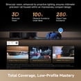 thumbnail image 5 of DREAME X60 Max Ultra Complete Kit, 35,000Pa Suction Robot Vacuum and Mop, 3.13in (7.95cm) Ultra-Thin Design, Self Emptying&Refilling, Mop Self-Cleaning, 280+ Obstacle Avoidance, Black, 5 of 13