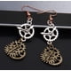 thumbnail image 3 of Pendientes Steampunk Jinwen Aleación Bronce Gancho Mujer, 3 of 8