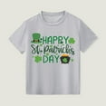 thumbnail image 2 of St.Patrick's Day Agkizg Toddler Baby Boys and Girls Summer Tops, Short Sleeve T-shirt for Kids, Toddler Kids Cute Graphic Tees Children Green Printing Crewneck T Shirts, Sizes 9-10 Years, 2 of 3