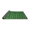 thumbnail image 2 of Ahgly Company Indoor Round Abstract Emerald Green Modern Area Rugs, 8' Round, 2 of 4