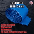 thumbnail image 3 of 24x150 Pond liner,  Fortified Waterproof Liner for Ponds & Roofs – 40 Years of Strength, Made in the USA – Free Delivery HDRPE, 3 of 20