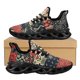 thumbnail image 1 of Zapatillas de deporte tribales de moda, zapatos casuales con plataforma y cordones, zapatos de punto de malla con estampado tradicional étnico americano para mujer, 1 of 6