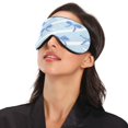 thumbnail image 3 of IAUYY Sleep Mask, Super Soft Eye Masks with Adjustable Strap, Lightweight Comfortable Blindfold,Perfect Blocks Light for Men Women Ribbon, 3 of 7