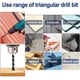 thumbnail image 5 of Juego De Brocas Para MamposteríA Para Vidrio, Baldosas, PláStico, Madera, HormigóN, Cemento Y Metal, Brocas De Carburo Profesionales (1/8-1/2 Pulgadas), 5 of 5