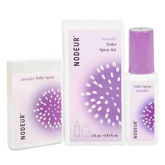 Nodeur Before You Go Toilet Spray Bathroom Air Freshener 1 1 Kit Lavender Scent