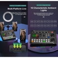 thumbnail image 5 of ziyahi F998 Sound Card Microphone Mixer Live Broadcast Cards Computer Video Mixing Console Streaming Kit Supplies Parts, 5 of 5