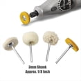 thumbnail image 4 of Juego de 80 Ruedas de Pulido de Tela de AlgodóN de Cachemira de 1 Pulgada para Herramientas Rotativas, Rueda de Pulido PequeñA con VáStago de 3 mm y 1/8 de Pulgada, 4 of 5