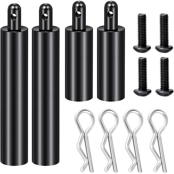 RCLION 4Pcs Front and Rear Body Post Set RC Car Shell Holder Mounts for Ta-mi-ya 1/10 Clod Buster 4×4×4 RC Rock Crawler Truck Upgrade Parts