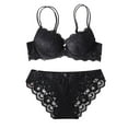 thumbnail image 2 of Fengqque Women's Sexy Lace Bra Female Underwire Lingerie Bras Underwear Set, 2 of 3