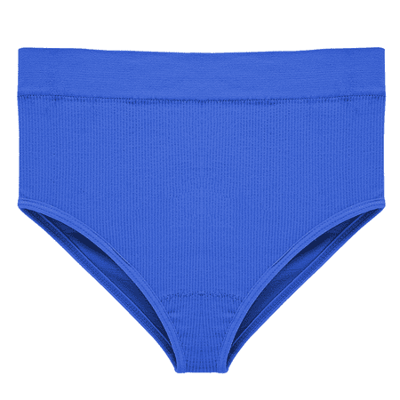 Fulorrnie Underwear for Women Plus Size Seamless Comfort Breathable Panty High Waist Elastic Stretchable Panties Dark Blue XL