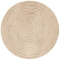 thumbnail image 2 of Safavieh Easy Care Edythe Solid Machine Washable Area Rug, Beige, 3' x 3' Round, 2 of 7