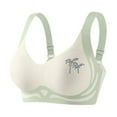 thumbnail image 1 of Bocqde Seamless Sport Bras for Women Plus Size Stretch Breathable Wire-Free Gathering Push Up Yoga Bra Rhinestones Soft Support Full Coverage Bra with Adjustable Strap, M-4XL, 1 of 5