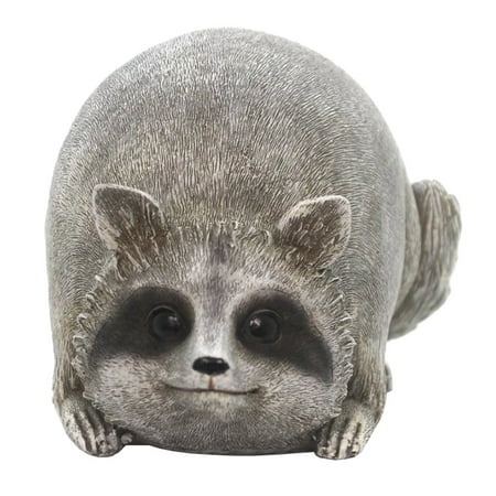 Patio Pal - Garden Pudgy Pal Raccoon Outdoor Patio Garden Statue Figurine