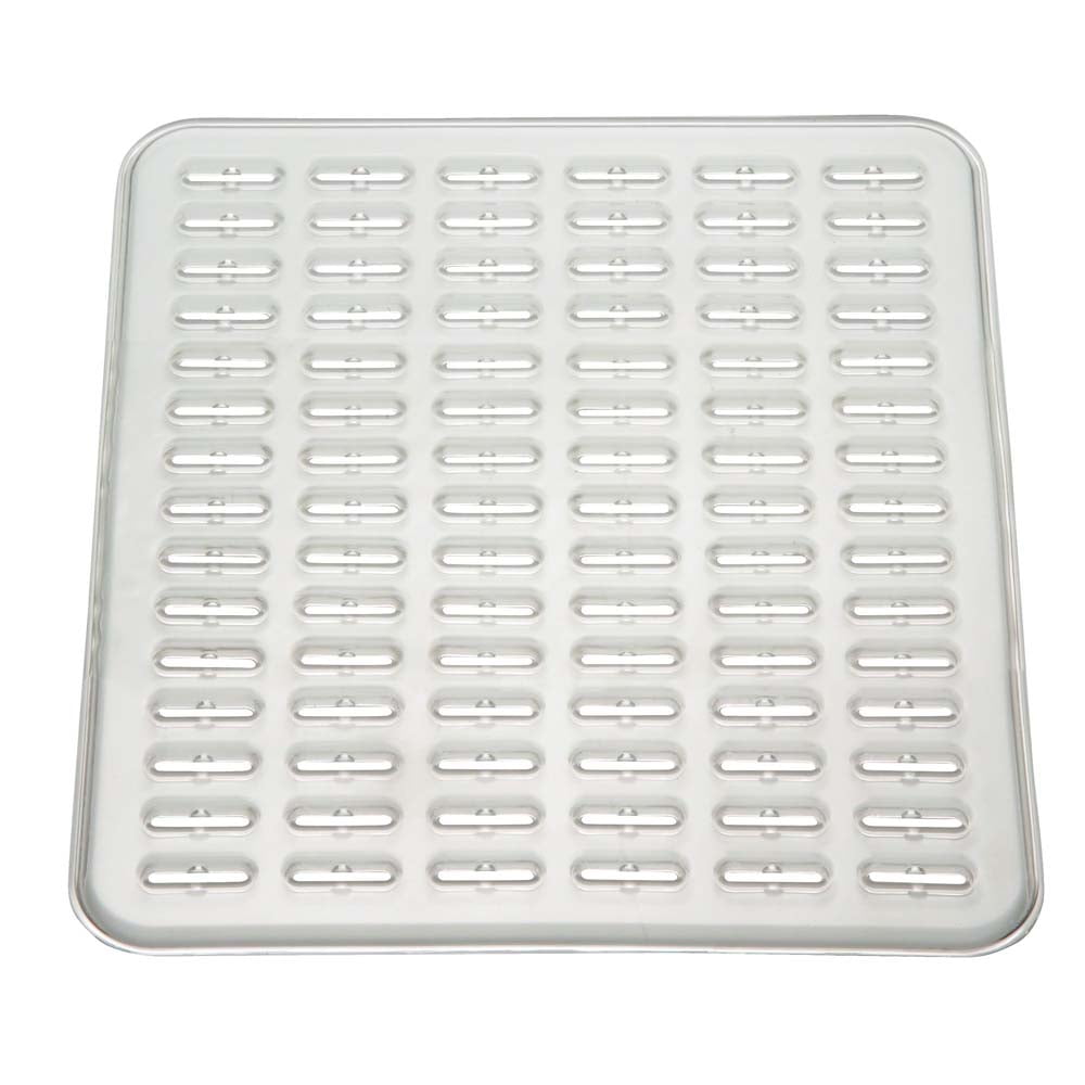InterDesign Syncware Kitchen Sink Protector Mat, Clear