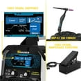 thumbnail image 4 of SSIMDER MIG Welder 200A Plasma Cutter Welder Combo 10 in 1 multiprocess welder Pulse MIG/Gas MIG/Flux Core/HF TIG/Stick/Cut Aluminum Welder Welding Machine for Home DIY Outdoor, 4 of 8