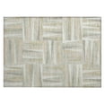 thumbnail image 2 of Addison Rugs Chantille Indoor/Outdoor Transitional Squares Ivory Washable Rectangle Rug, 1'8" x 2'6", 2 of 6