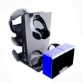 thumbnail image 6 of AOOOWER Gamepad Charging Docking Station 4 Charger- Port for /PS-VR2 Controller Game Card Storage Holder Host Heatsink, 6 of 12