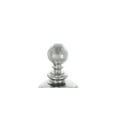 thumbnail image 2 of Virtue Round Glass Jar with Lid - Decorative Silver Etched Pattern - 5.9 x 5.9 x 11 - Elegant Storage, 2 of 4