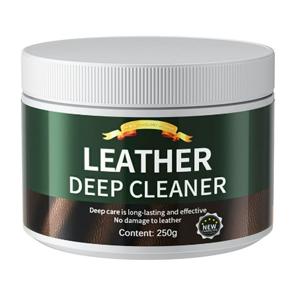 VWRXBZ Leather Cleaner and Conditioner 9oz, Leather Cleaning Cream for Sofa, Car Seats, Jackets, Bags & Shoes, Restores Softness, Removes Stains, 250g Leather Care Kit