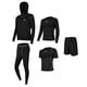 thumbnail image 2 of Chándal de Compresión BLESIY para hombre XL negro, 2 of 8