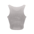 thumbnail image 4 of JJHGVB Wide Strap Camisole Sleeveless Tanks Thin Lightweight Fit Camisole Top Crop Tops Comfort Cami Tank Tops for Women Summer Tops for Women Basic Cami Tank Top Sports Workout Tank Gray XS, 4 of 5
