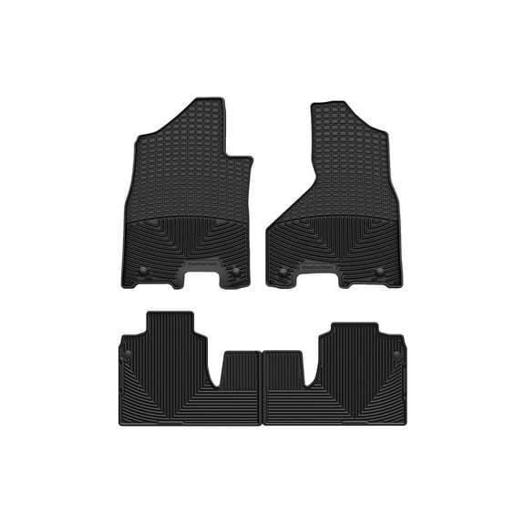 WeatherTech All-Weather Floor Mats compatible with Ram 2500/3500, Ram Truck 2500/3500 - 1st & 2nd Row, Black