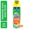 thumbnail image 3 of (12 pack) Scrubbing Bubbles Disinfectant Bathroom Shower & Tub Cleaner Grime Fighter Aerosol Spray, Citrus, 20 oz, 3 of 15
