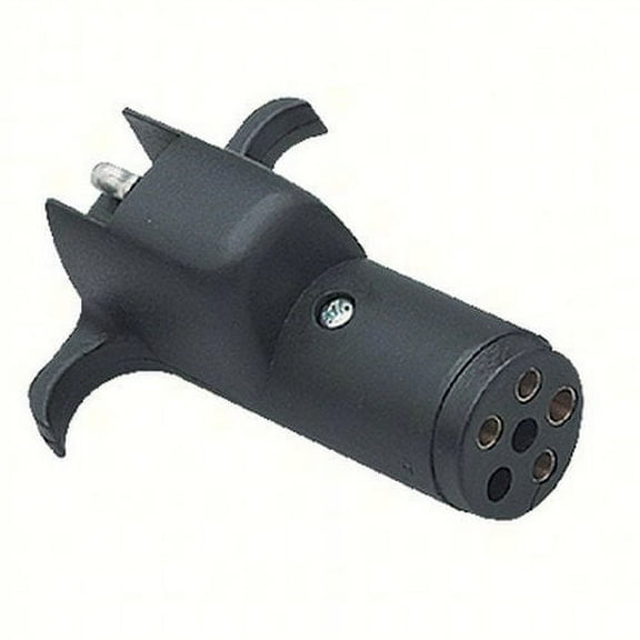 (Price/EA)FulTyme RV 590-2004 6 Way Round to 4 Flat Trailer Wiring Adapter